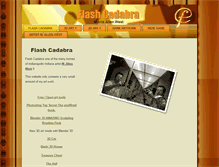 Tablet Screenshot of flashcadabra.com